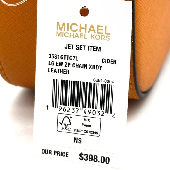 Michael Kors Large EW Crossbody Bag Cider - Picture 9 of 9